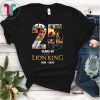 25 years of the lion king 1994-2019 Tshirt