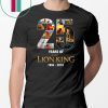 25 years of the lion king 1994-2019 shirt