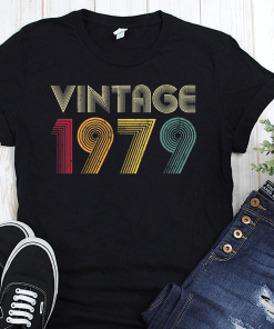 40th birthday vintage 1979 shirt