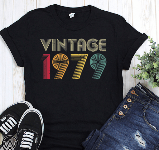 40th birthday vintage 1979 shirt