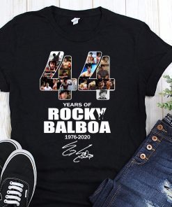 44 years of rocky balboa 1976 2020 signature shirt