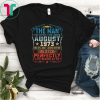46th Birthday Gift T-Shirt August 1973 Man Myth Legend Gifts T-Shirt