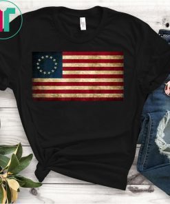4th of July Patriotic Betsy Ross Flag T-Shirt