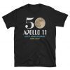50 Apollo 11 50th Anniversary Short-Sleeve Unisex T-Shirt, Astronaut Shirt