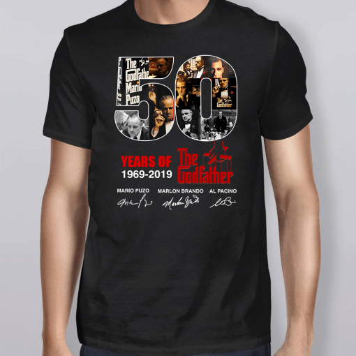 50 Years Of The Godfather 1969 2019 Signature Shirt