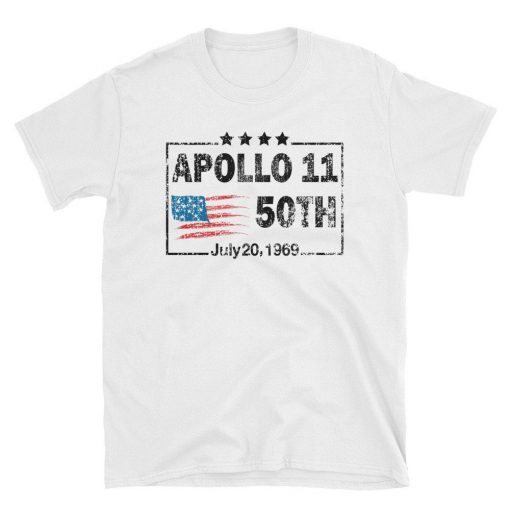 50th Anniversary Apollo 11 Moon Landing 1969 Unisex TShirt Apollo 11 Vintage Shirt Man On Moon 50 Years gift Apollo 11 50th Anniversary