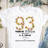 93 years of pooh 1926-2019 thank you for the memories signature shirt