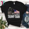 All Aboard the Trump Train 2020 American Flag T-Shirt