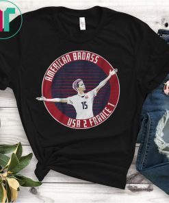 American Badass USA 2 France 1 Megan Rapinoe T-Shirt