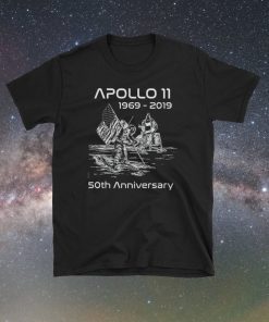Apollo 11 (1969-2019) 50th Anniversary Commemorative NASA Shirt