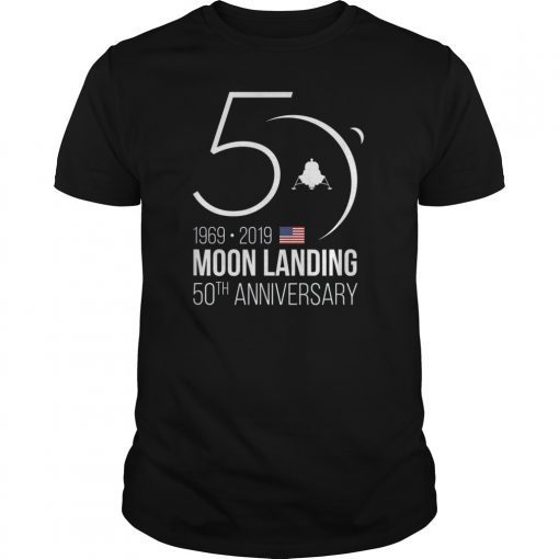 Apollo 11 50th Anniversary Moon Landing 1969 2019 T-Shirt