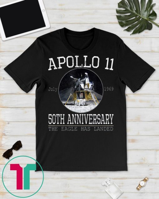 Apollo 11 Moon Landing T Shirt 50th Anniversary 1969 2019 Gift T-Shirts