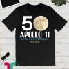 Apollo 11 Moon Landing T Shirt 50th Anniversary 1969 2019 Tee Shirt Historical Souvenir Gift Tee Shirt