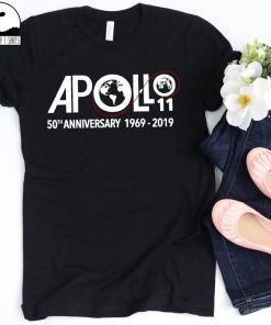 Apollo 11 Moon Landing T Shirt 50th Anniversary 1969 2019 Tee Shirt Historical Souvenir Tee First Man on the Moon Shirt Science Gift Tee