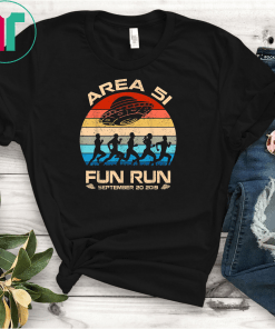 Area 51 Fun Run Shirt September 20 2019 Vintage Gifts T-Shirts