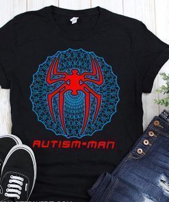 Autism man spider-man shirt