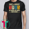 Awesome Since August 1985 Shirt 34 Years old Birthday Gift