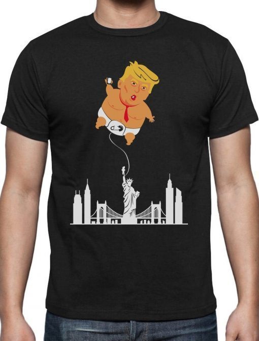 Baby Trump Balloon USA Funny Anti Trump T-Shirt