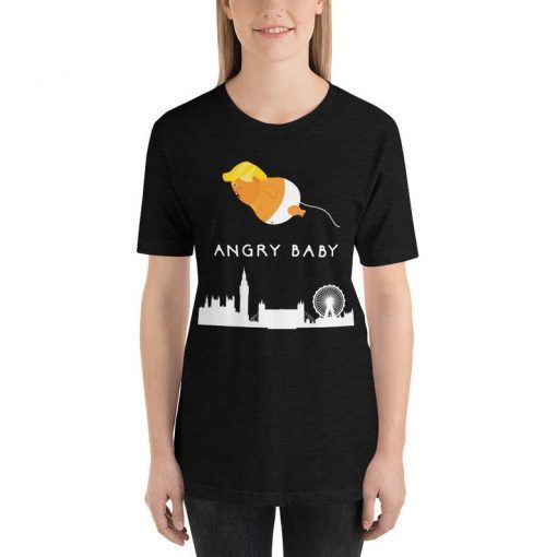 Baby Trump Blimp Shirt, Anti Trump T-Shirt, Funny Flying Trump Balloon over London T-Shirt, Trump London Blimp, Not My President, Baby Trump