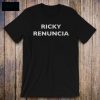 Bandera Negra De Puerto Rico Shirt, Black Puerto Rico Flag Shirt, Boricua, Resiste, Levantate Boricua, Ricky Renuncia