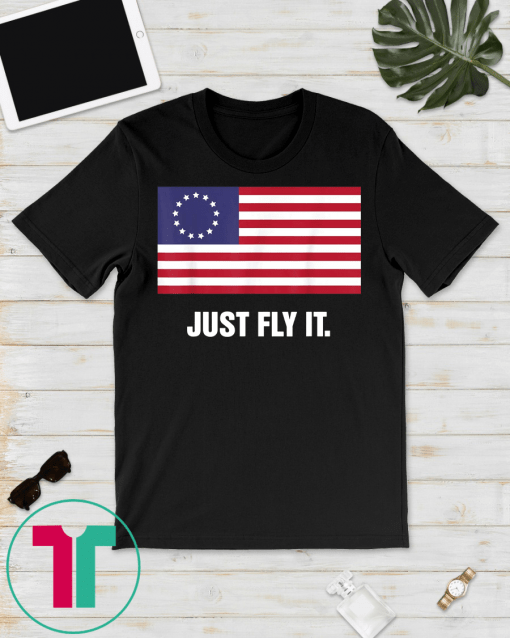 Betsy Ross 1776 Distressed Flag T-Shirt 13 Stars American Patriot Short-Sleeve Unisex T-Shirt