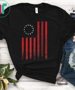 Betsy Ross 4th of July Patriotic American US Flag T-Shirt