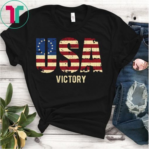 Betsy Ross American Flag 4th of July Victory T-Shirt