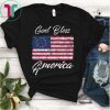 Betsy Ross American Flag Shirt Patriotic God Bless America Tee Shirt