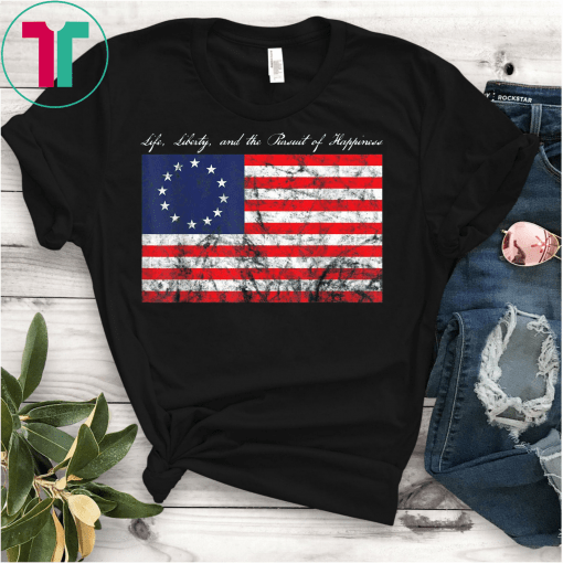 Betsy Ross Flag 1776 Vintage T-Shirt Betsy Ross T-Shirt Rush Limbaugh T-Shirt Betsy Ross T-Shirt