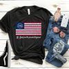 Betsy Ross Flag Shirt 4th Of July American Flag Tshirt 1776 Patriotic American Shirt Unisex Bella Canvas Shirt