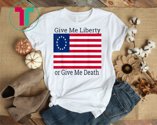 Betsy Ross Flag shirt God Bless America 1776 Vintage Men Women's Shirt