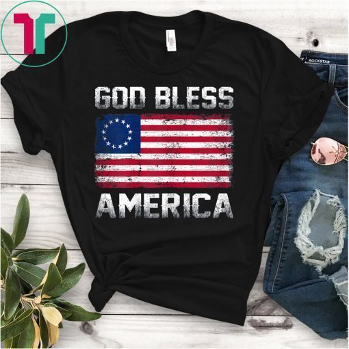 Betsy Ross God Bless Ameria Rush Limbaugh Shirt