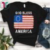 Betsy Ross God Bless Ameria Rush Limbaugh T-Shirt