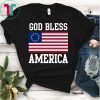 Betsy Ross God Bless Ameria Rush Limbaugh Tee Shirt