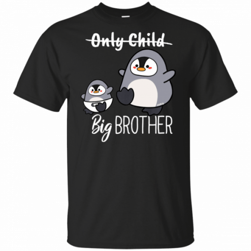 Big Brother Only Child Expires Shirt Penguin T-Shirt