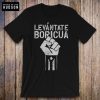 Black Puerto Rico Flag Shirt, Boricua, Resiste, Levantate Boricua, Ricky Renuncia Shirt