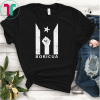 Boricua Resiste Puerto Rico Black Flag T-Shirt, Ricky Renuncia Bandera Negra Short-Sleeve Unisex T-Shirts