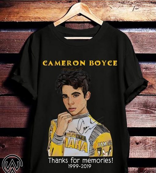 Cameron boyce thanks for memories 1999-2019 shirt