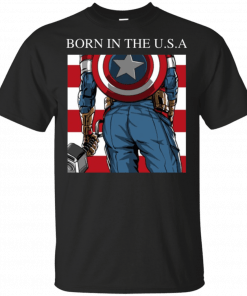 Captain America Born in The USA T-Shirt