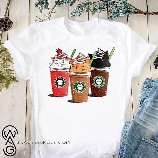 Cats catpucchino coffee shirt