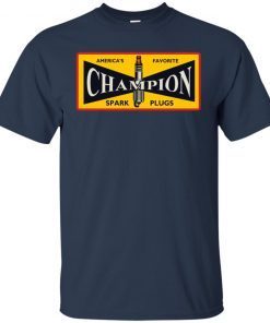 champion spark plug t shirt