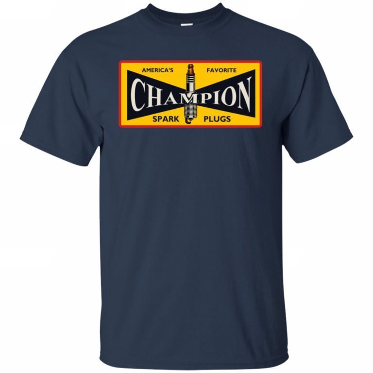 Champion Spark Plug T-Shirt - Reviewshirts Office