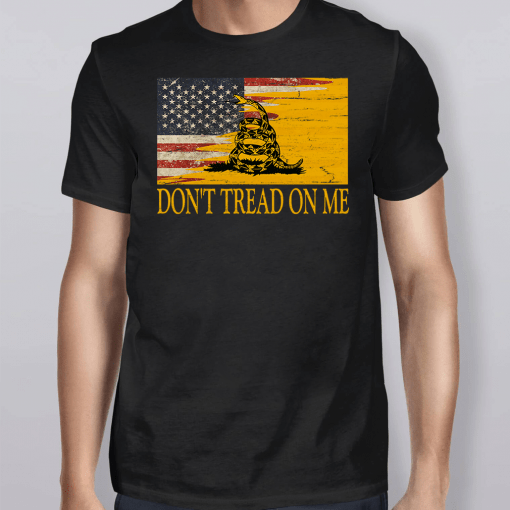 Chris Pratt Don’t Tread On Me US Flag Back Shirt