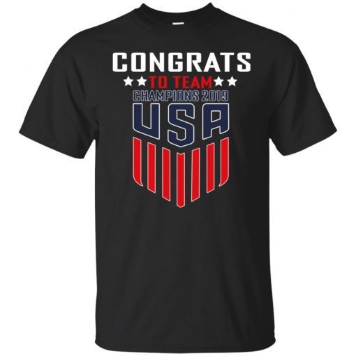 Congrats To Team Usa Gold Cup 2019 Champions T-Shirt