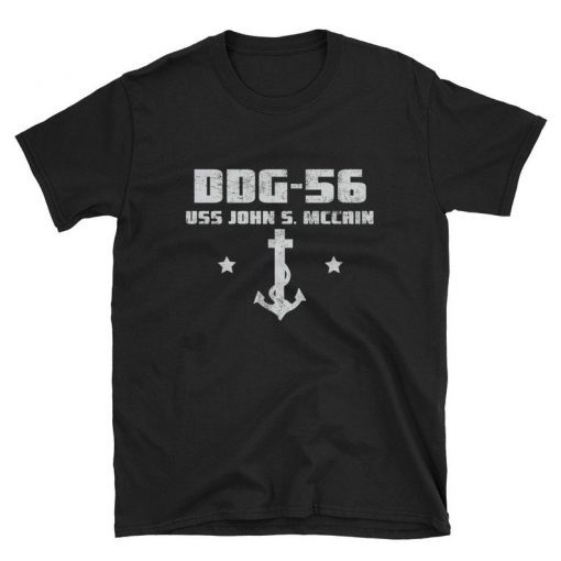DDG-56 USS John S. McCain T shirt , ddg-56 uss, uss john s mccain , uss john mccain shirt, mccain t-shirt , uss john t shirt , mccain