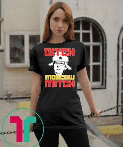 DITCH MOSCOW MITCH Senator McConnell Anti Turtle Face Meme T-Shirt