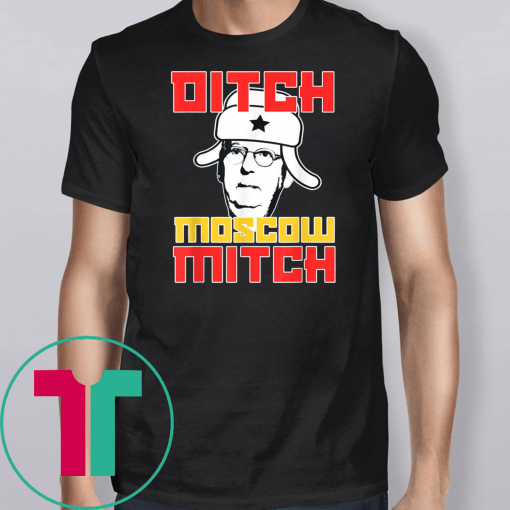 DITCH MOSCOW MITCH Senator McConnell Anti Turtle Face Meme T-Shirt