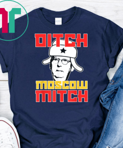 DITCH MOSCOW MITCH Senator McConnell Anti Turtle Face Meme T-Shirt