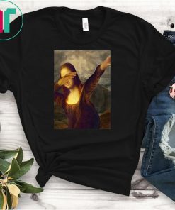 Dabbing Mona Lisa - Funny Art Teacher T-Shirt