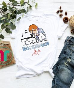 Diamond Elton John playing piano Rocketman signature Shirt